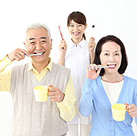 歯みがき（ブラッシング）指導とクリーニング